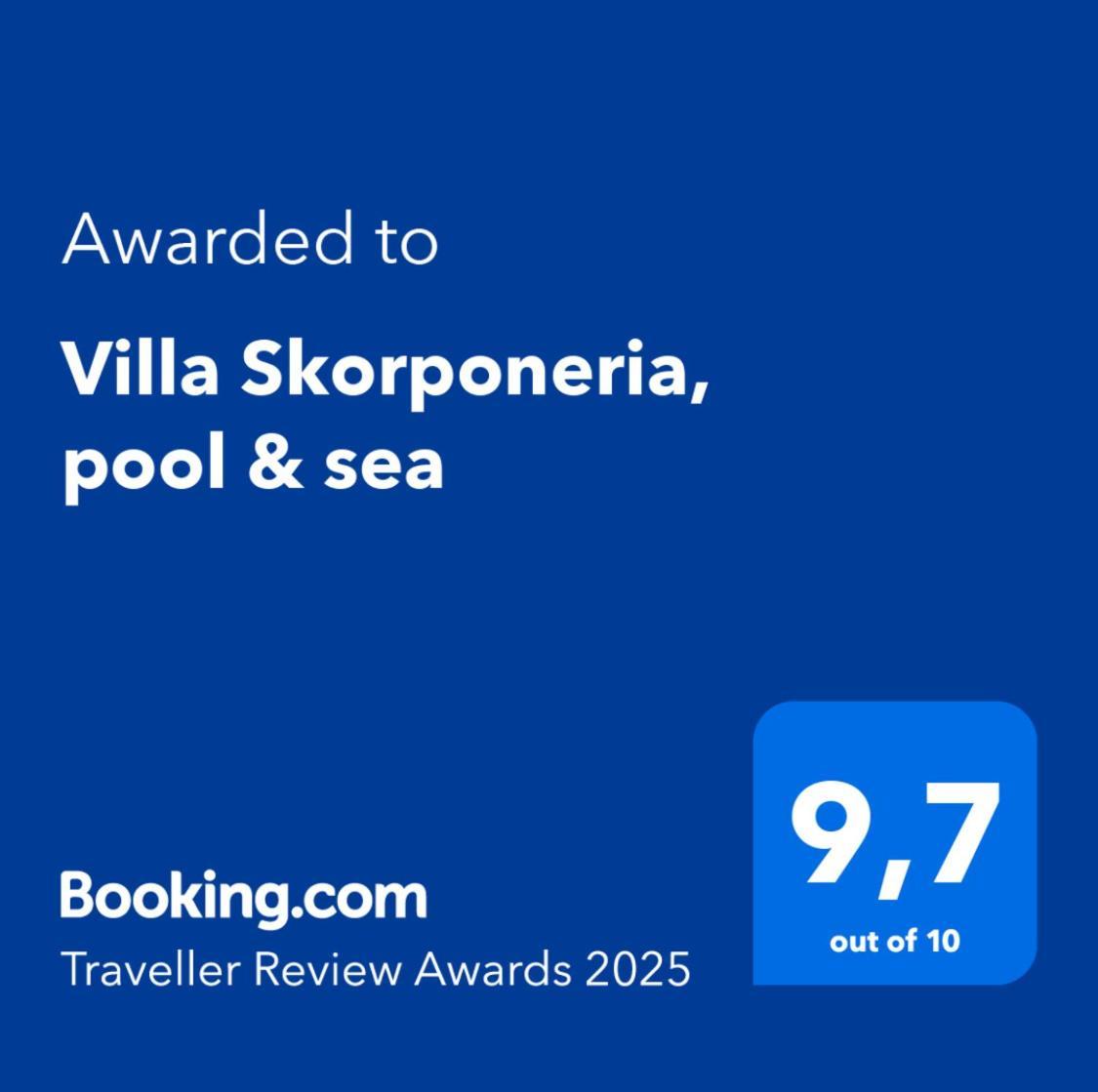 Villa Skorponeria, Pool & Sea Skroponeria Экстерьер фото
